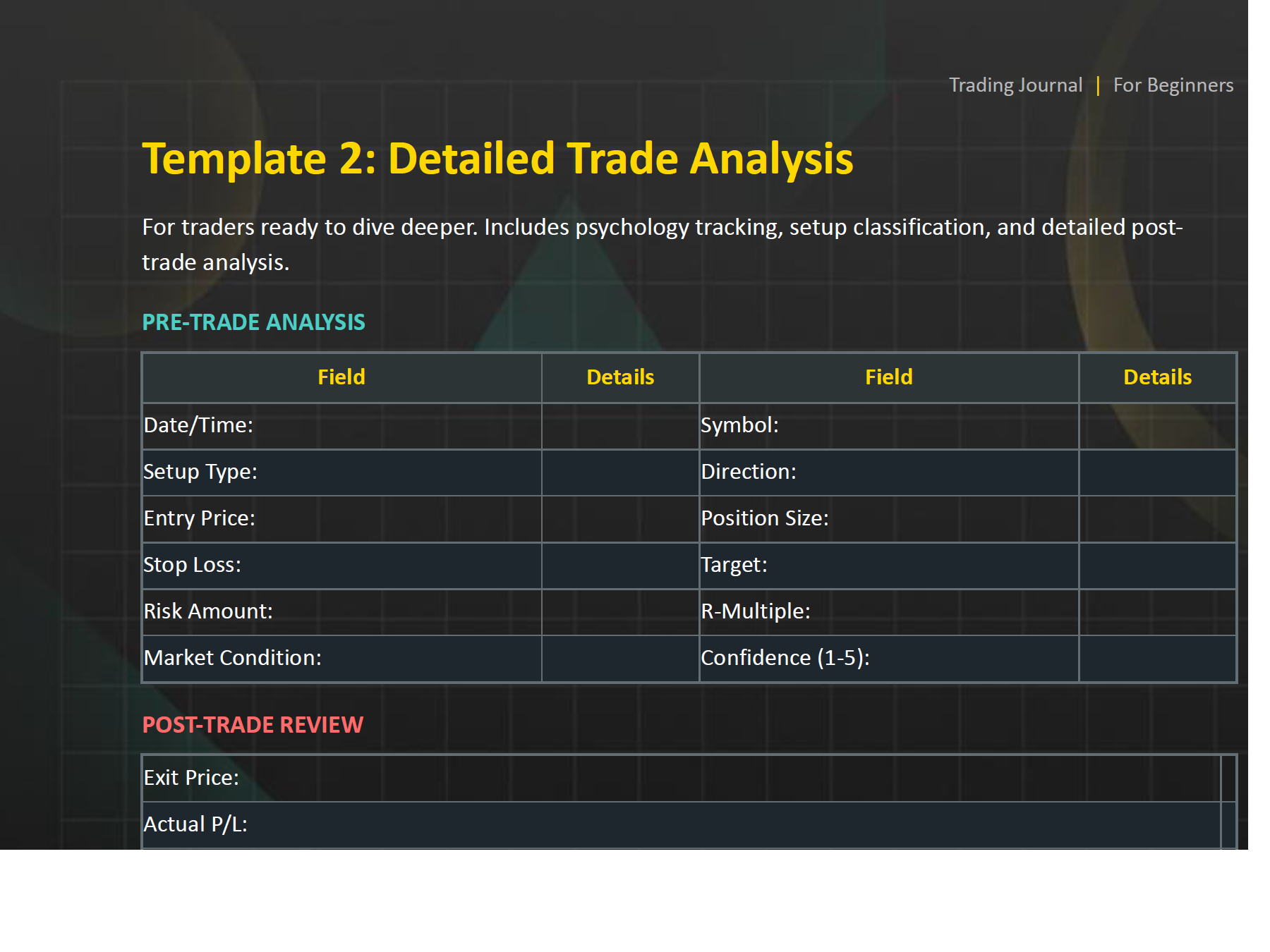 Trading Journaling for Beginners